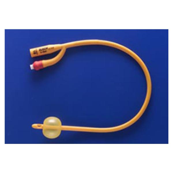 Catheter Foley Gold 22Fr 5cc Straight Tip Silicone Coated 2-Way 16